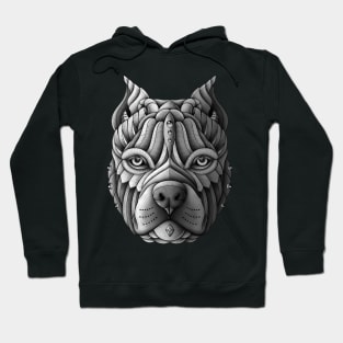 Ornate Pitbull Hoodie